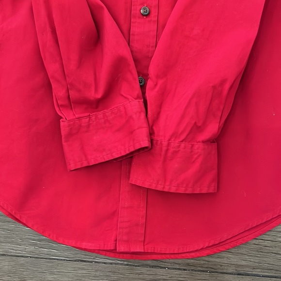Class Club boys red long sleeve button down dress shirt - Picture 5 of 16